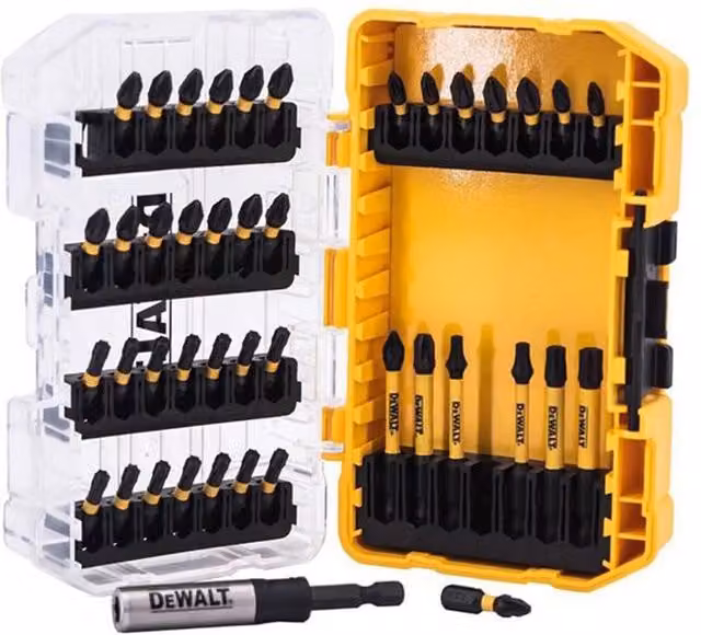 DeWalt Extreme Flextorq Screwdriving Set, 42 Piece, Yellow