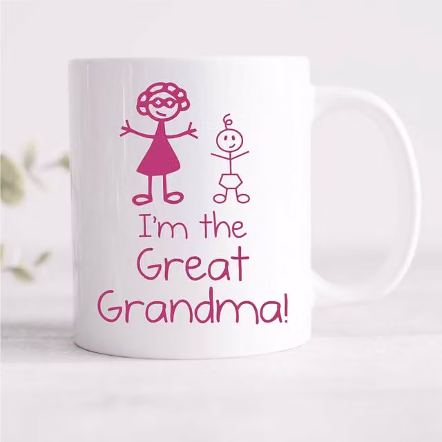 60 Second Makeover Limited I'm The Great Grandma Ceramic Mug in White