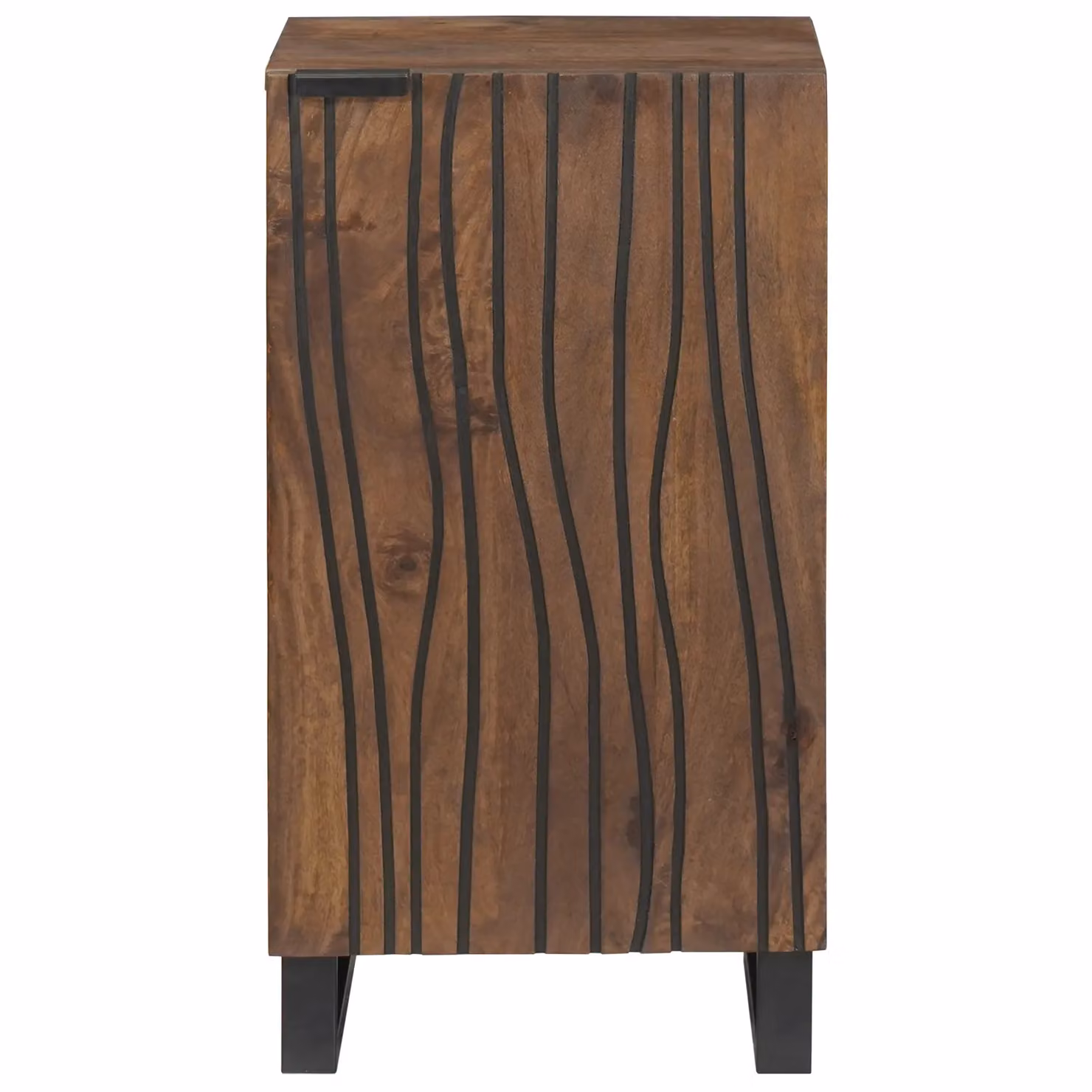 Berkfield Home Modern Sideboard in Brown Solid Mango Wood, W/D/H: 40 x 33.5 x 75 cm – 3