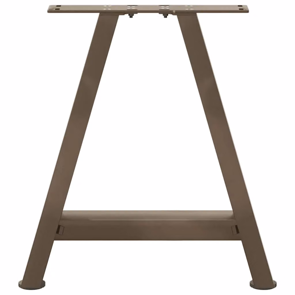 Berkfield Home A-Shaped Steel Coffee Table Legs, 2 Pieces, Black, W: 38 cm, H: 42-43 cm – 5