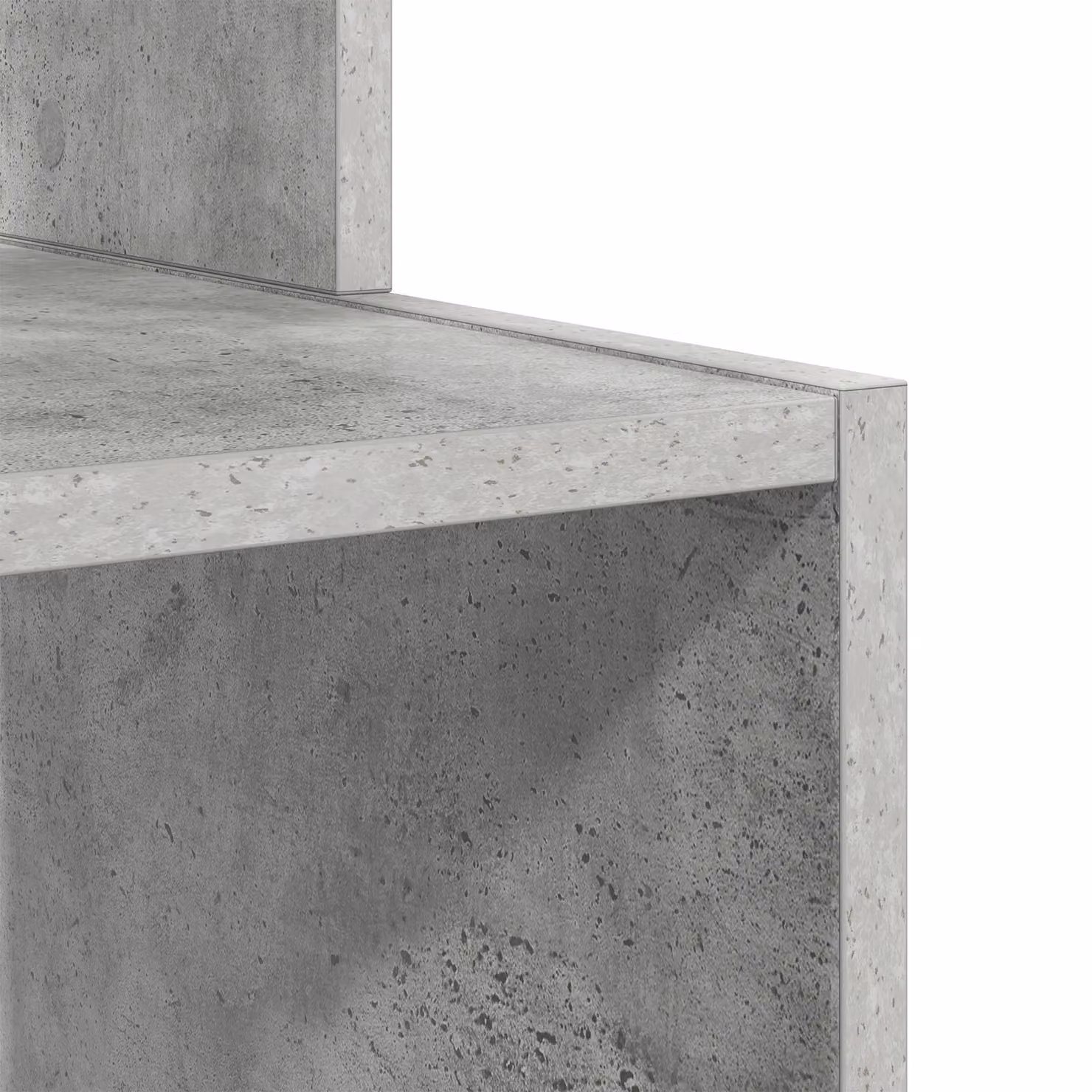 Berkfield Home Industrial Grey Concrete Effect Computer Desk – 3