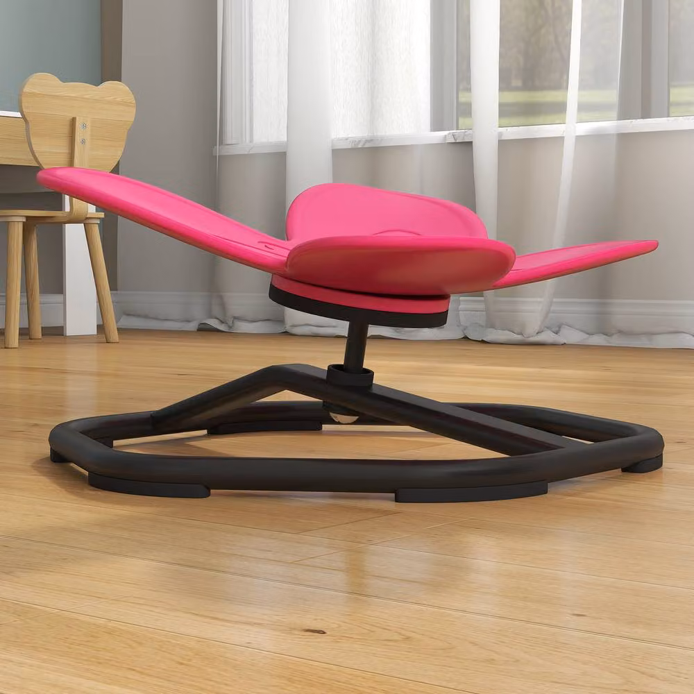 STILVORA Kids Spinning Chair with 360 Degree Swivel in Pink – 7