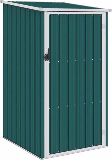 Berkfield Home Green Galvanised Steel Pent Garden Shed W/D/H: 87 x 98 x 159 cm – 1
