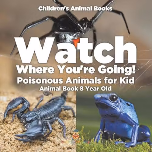 Baby Professor Poisonous Animals for Kids Multicolour Childrens Animal Book