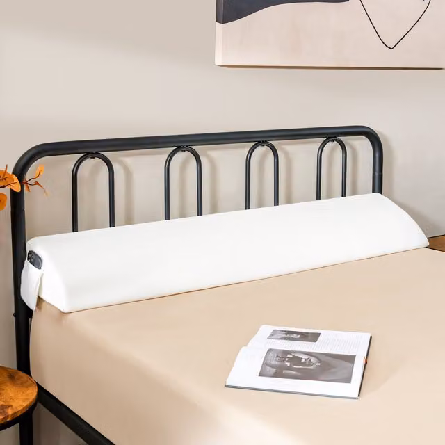 COSTWAY White Foam Bed Wedge Pillow Stopper, Length: 137 cm