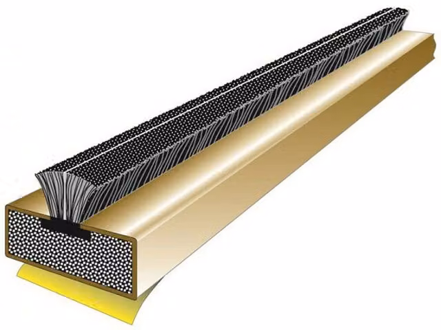 Loops 5 Pack Brown Intumescent Fire and Smoke Door Strip, W/D/H: 2100 x 20 x 4 mm