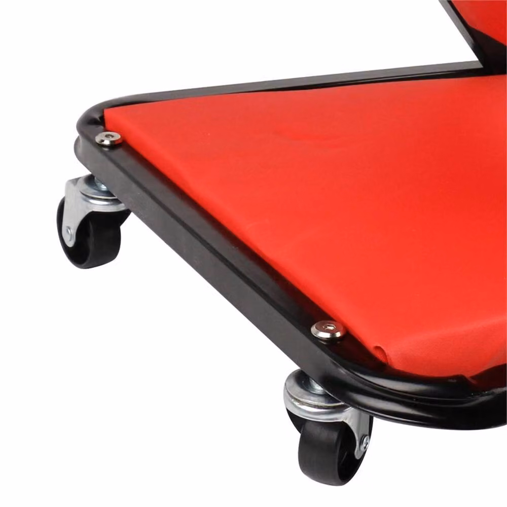 Nordara Professional Mechanics Car Van Creeper Board Padded Stool Seat in Red – 3