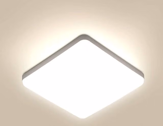 COMELY Modern Square LED Ceiling Light, 36W, 4500K, White
