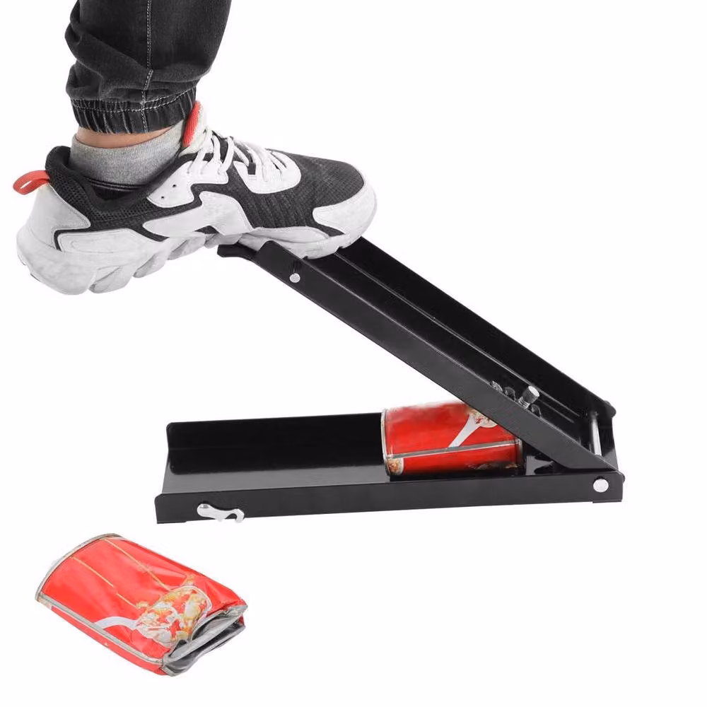 Kelvenix Heavy Duty Foot Operated Can Crusher in Black – 3