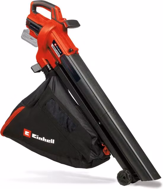 Einhell Venturro 45L Cordless Leaf Blower and Vacuum with Shredder, Red (Bare Tool)