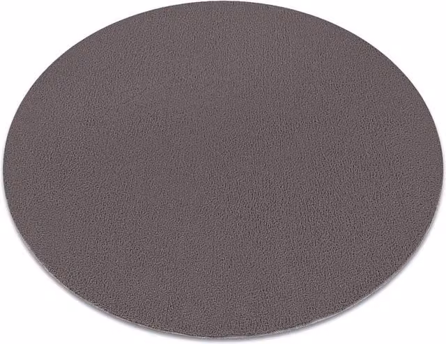 RugsX Lindo Round Grey Polyester Rug, Diameter: 80 cm – 1
