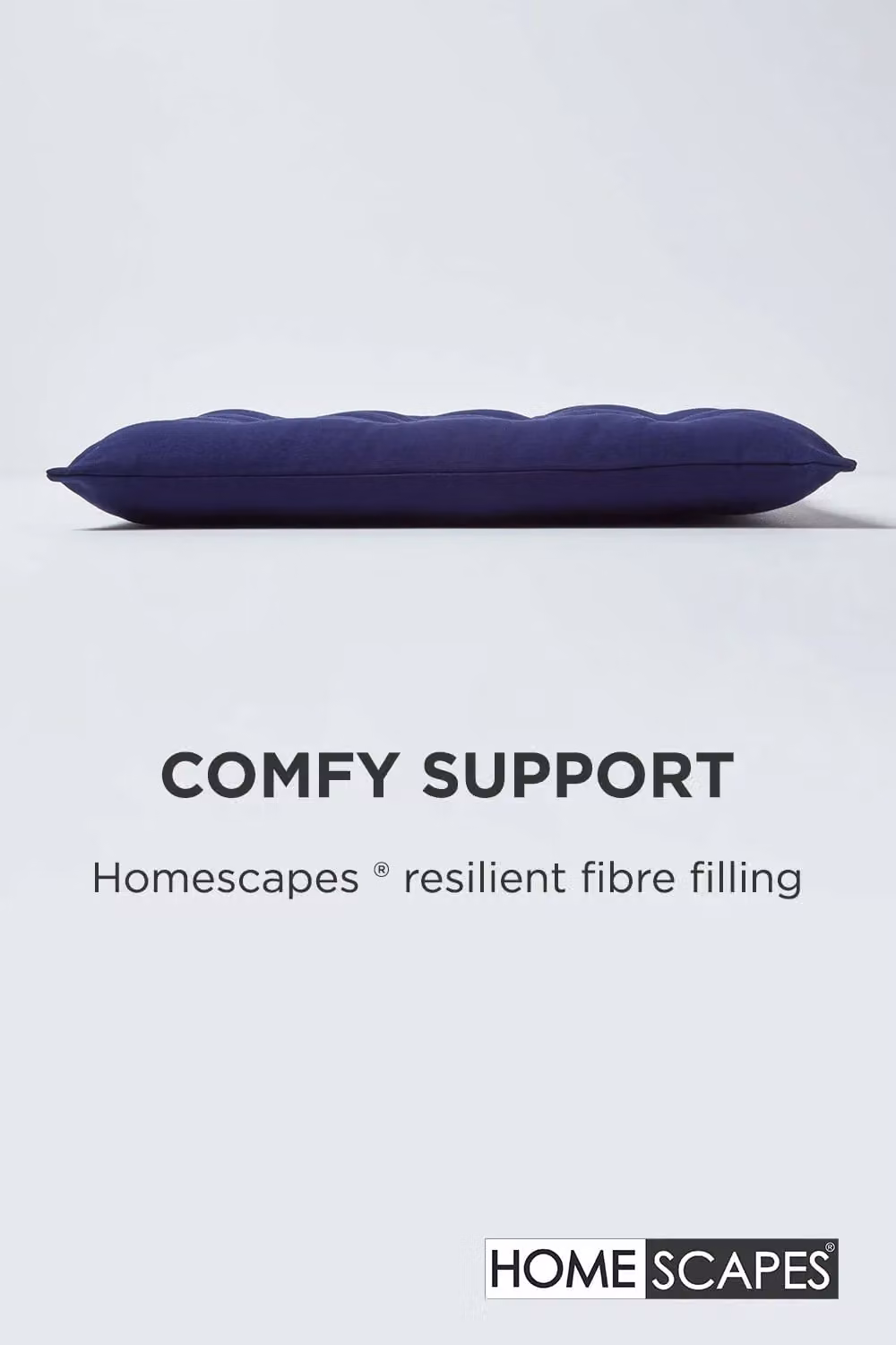 Homescapes 6 Pack Luxury Cotton Quilted Seat Pads in Blue, W/D/H: 40 x 40 x 40 cm – 3