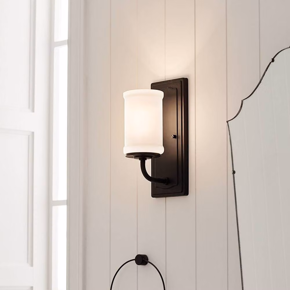 Netlighting Vetivene Wall Light Black with Warm White LED 3000K IP44 – 3