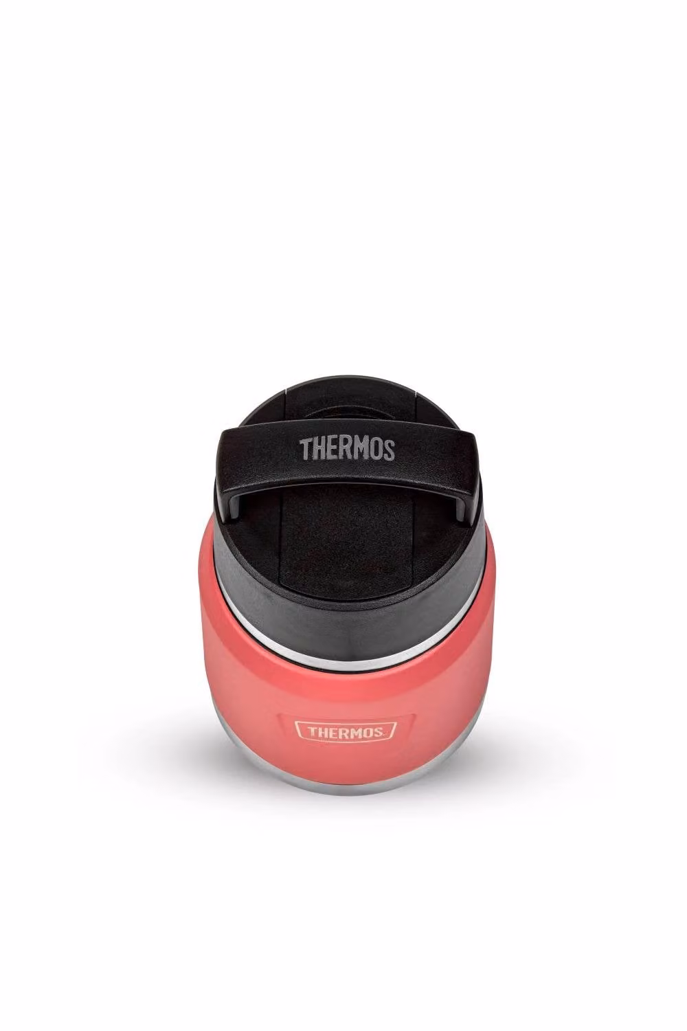 Thermos Icon Series Stainless Steel Food Flask with Handle, 355ml, Pink