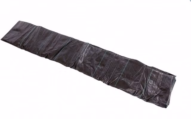 Oypla Heavy Duty Weed Control Ground Cover Membrane Sheet, Black, 4 m x 10 m