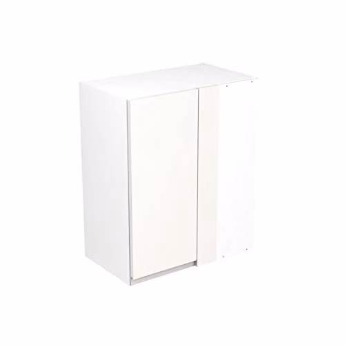 Kitchen Kit White Matt Bridging Wall Cabinet with J-Pull Doors, W/H: 60.0 x 72.0 cm