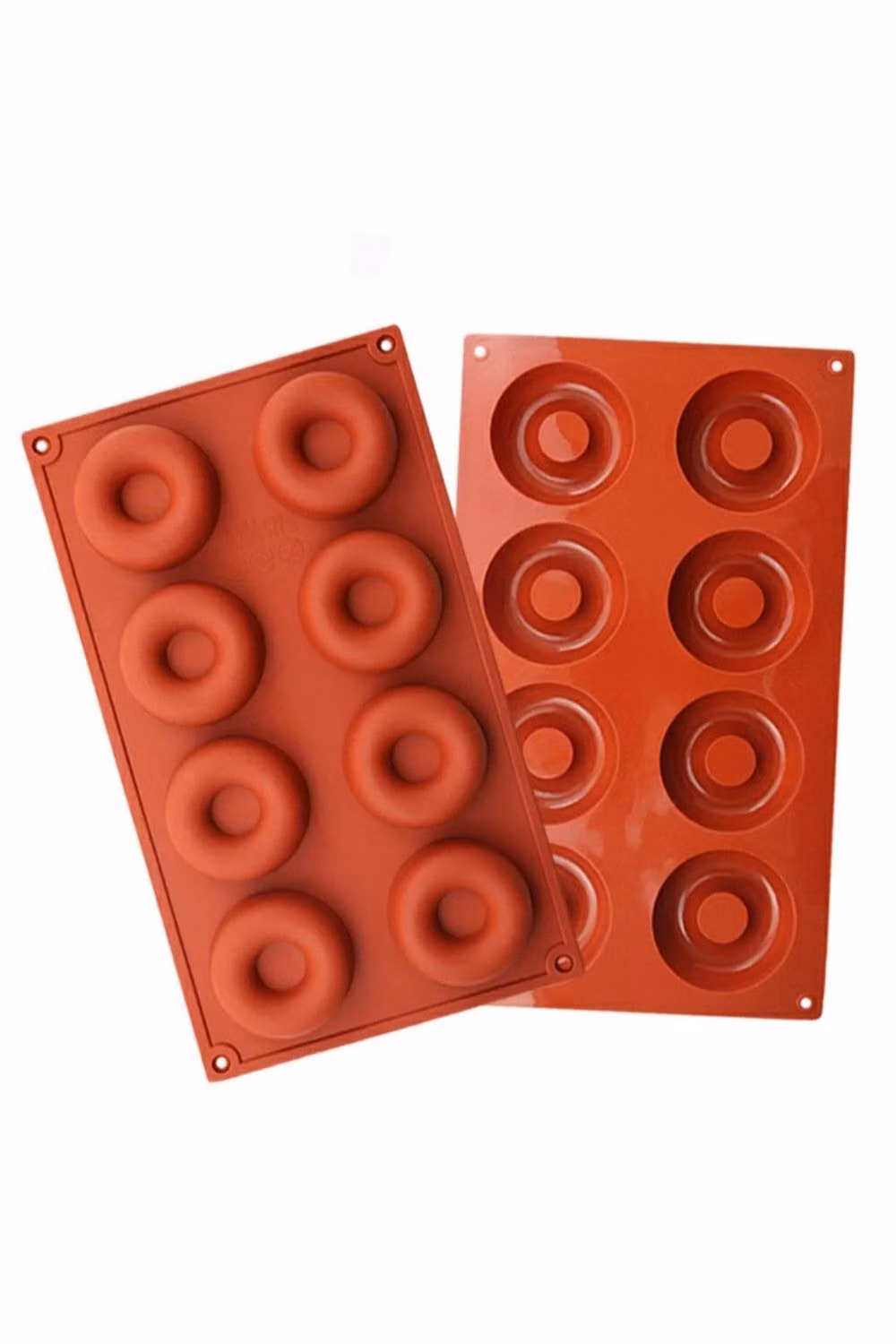 KDMD 8 Cavity Brown Silicone Donut Mold for Baking Soap and Chocolate – 3