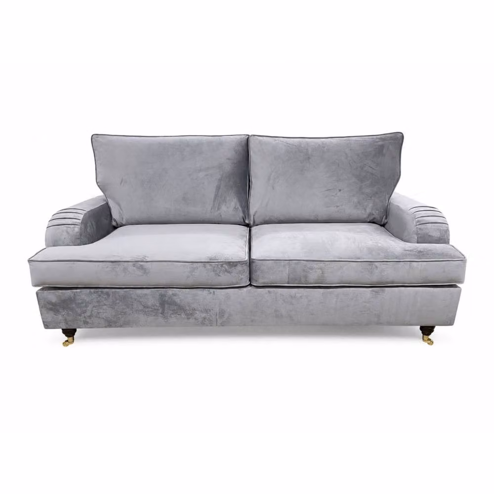 Snug Furniture Birmingham Ltd Parker 3+2 Grey Fabric Full Back Sofa Set – 2