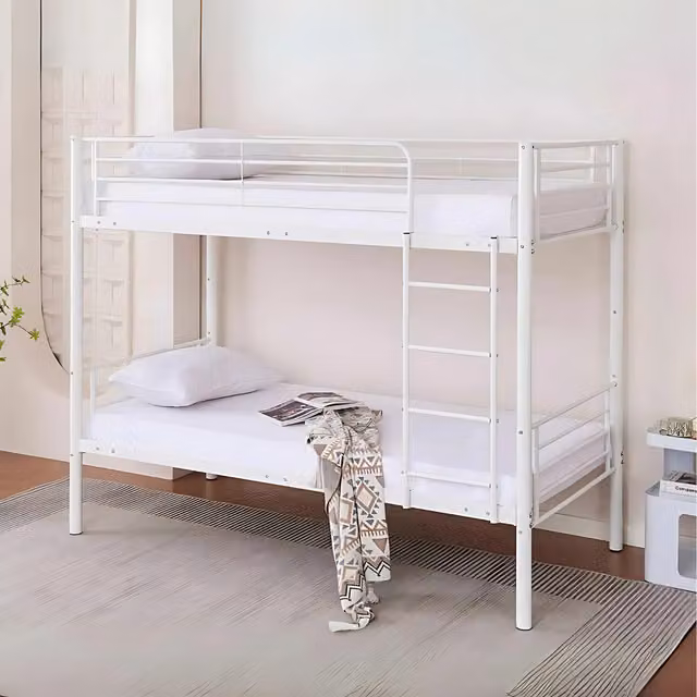 Bircham 3FT Metal Bunk Bed in White