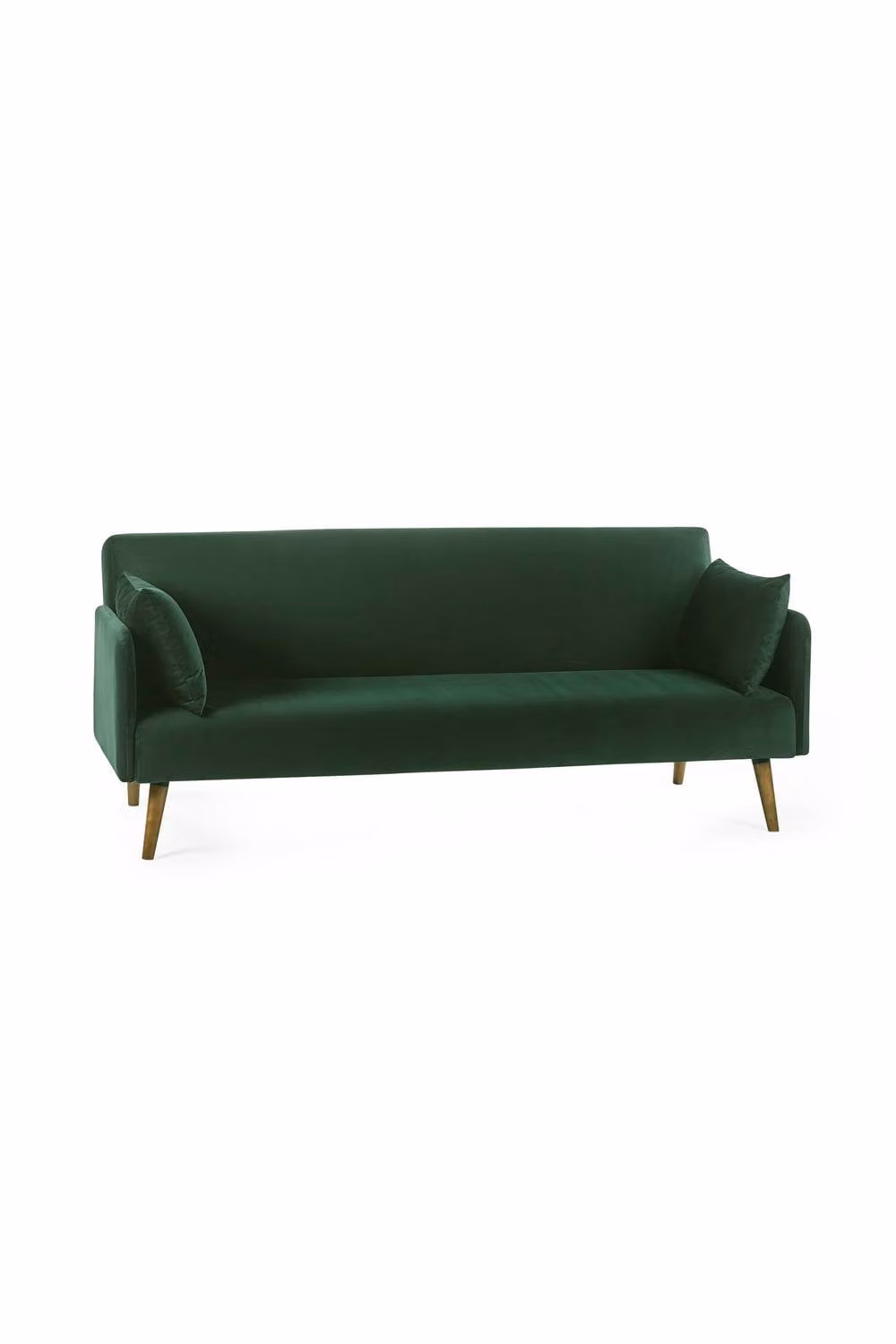Julian Bowen Andi Green Velvet Fabric 3 Seater Sofa Bed – 2