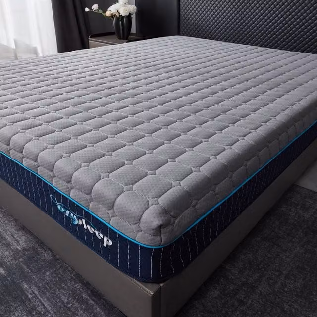 Ezysleep Halo Memory Foam Mattress, Grey, W/D/H: 140 x 200 x 18 cm – 1