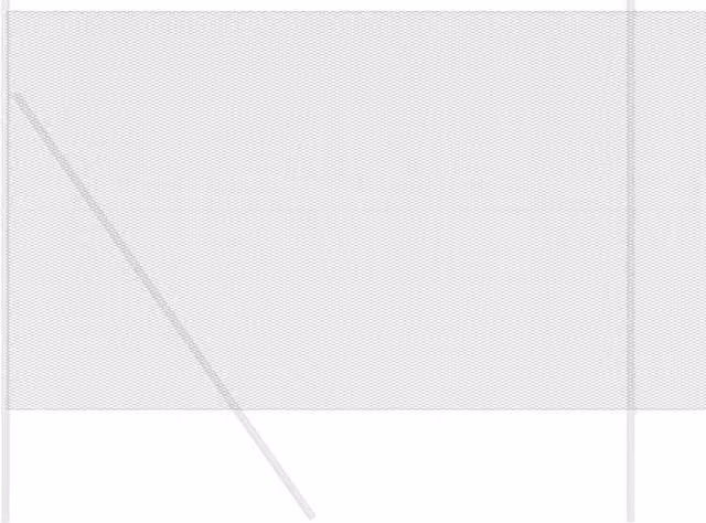 Berkfield Home Hexagon Steel Fence in Dark Grey, W: 10 m, H: 1.5 m