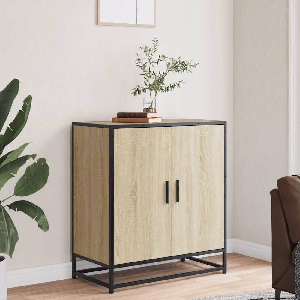 Berkfield Home Industrial Sideboard in Beige, W/D/H: 68 x 35 x 76 cm – 3