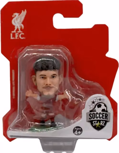 SoccerStarz Liverpool Harvey Elliott Home Kit 2024 Mini Figure, Red, Height: 5 cm