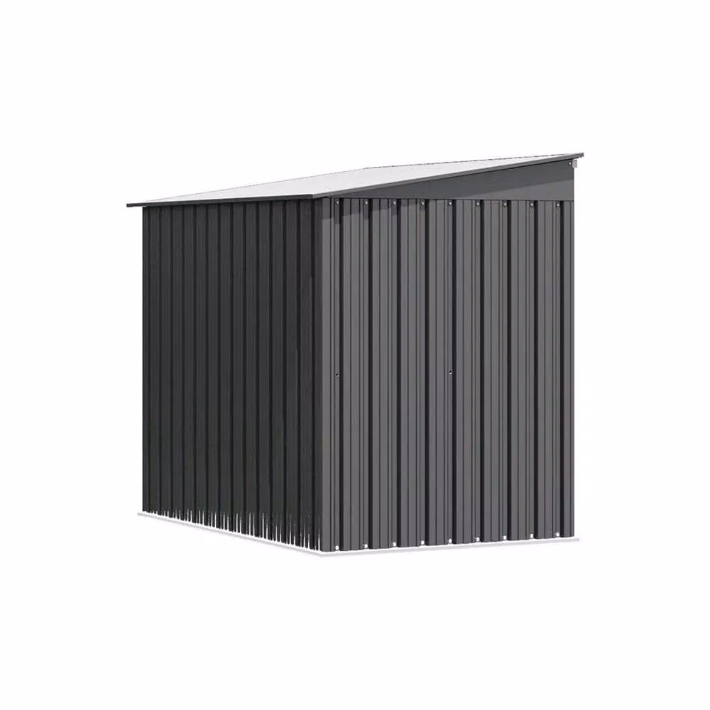 SPETLEK Metal Double Wheelie Bin Enclosure in Dark Grey Anthracite – 2