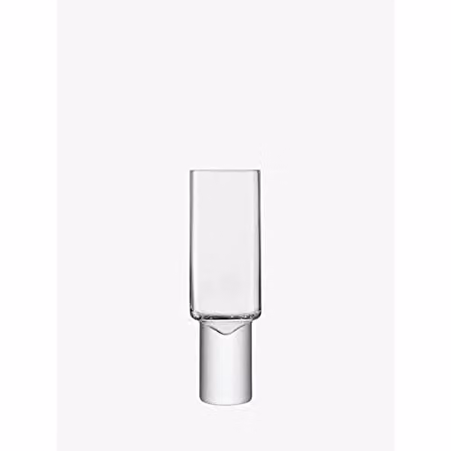 LSA International Boris Gold and Transparent Champagne Flute, Set of 2, 240 ml