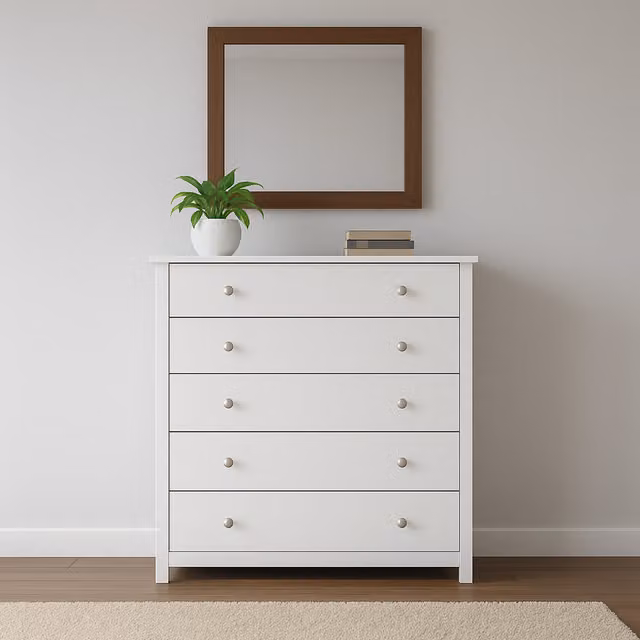 Home Treats White Modern Wooden Bedroom Furniture Set