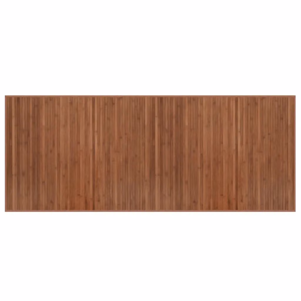 Berkfield Home Rectangular Bamboo Rug in Brown, W: 80 cm, L: 200 cm – 2