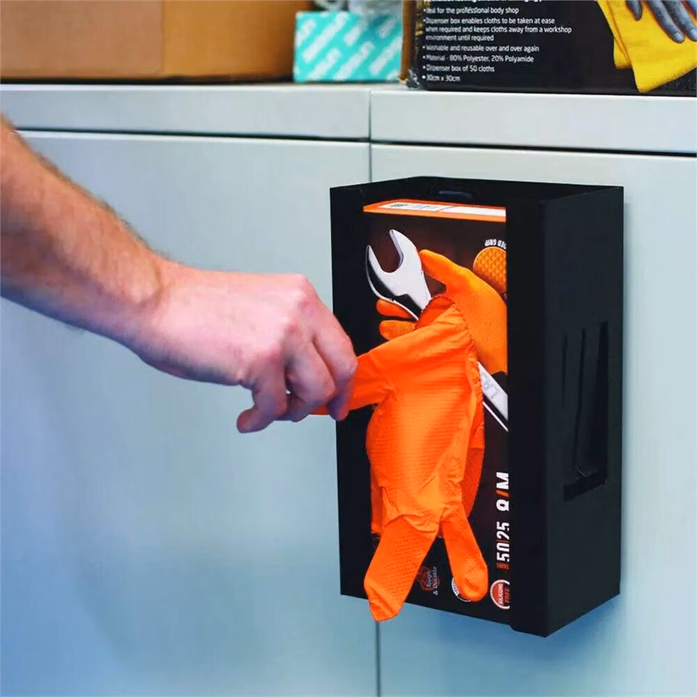 Nordara Magnetic Disposable Glove Box Holder in Black, Large – 4