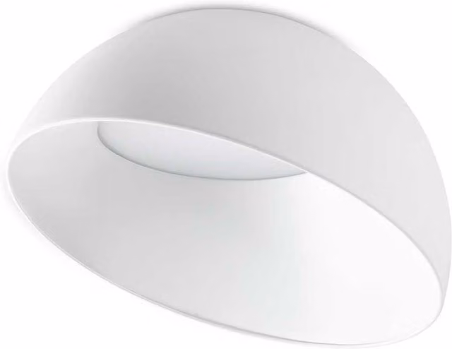 Ideal Lux Corolla II Integrated LED Semi Flush Ceiling Light, White