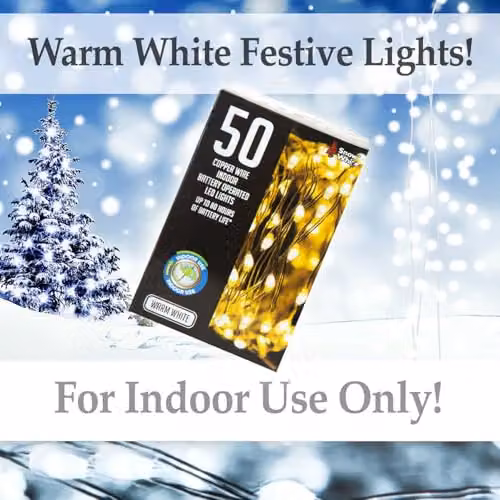 VFM e-Store Indoor Copper Wire Lights in White – 4