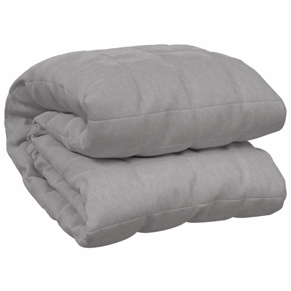 Berkfield Home Grey Weighted Blanket with Glass Beads, W/D/H: 200 x 200 cm, 9 kg – 2