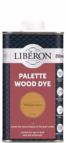 Liberon Palette Water Based Wood Dye in Antique Pine, 250ml