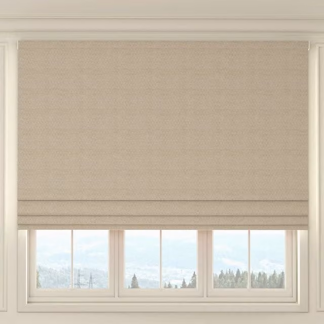 House Llewelyn-Bowen Divina Made To Measure Blackout Roman Blind in Pearl Beige
