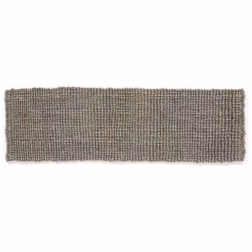 Esselle Grey Jute Handwoven Rectangular Rug W/D/H: 45 x 150 cm – 4