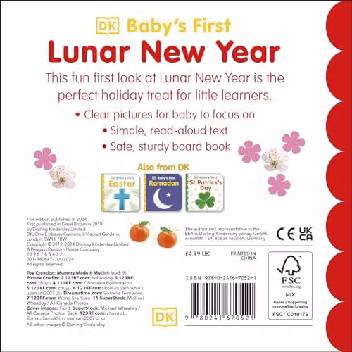 DK Baby's First Lunar New Year Board Book, Multicolour – 2