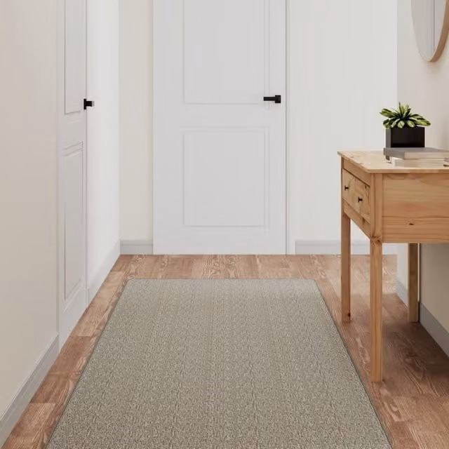 Berkfield Home Sisal Look Carpet Runner in Beige, W: 80 cm, L: 300 cm