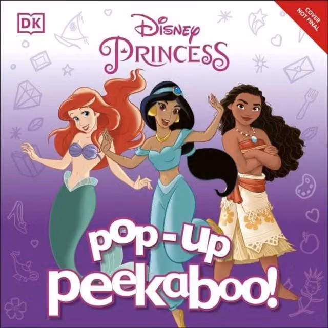 DK Disney Princess Pop-Up Peekaboo Board Book, Multicolour