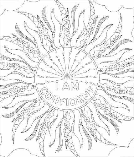 Richardson Manifest: 31 Positive Manifestation Affirmations To Colour Large Print Colouring Book for Seniors – 2