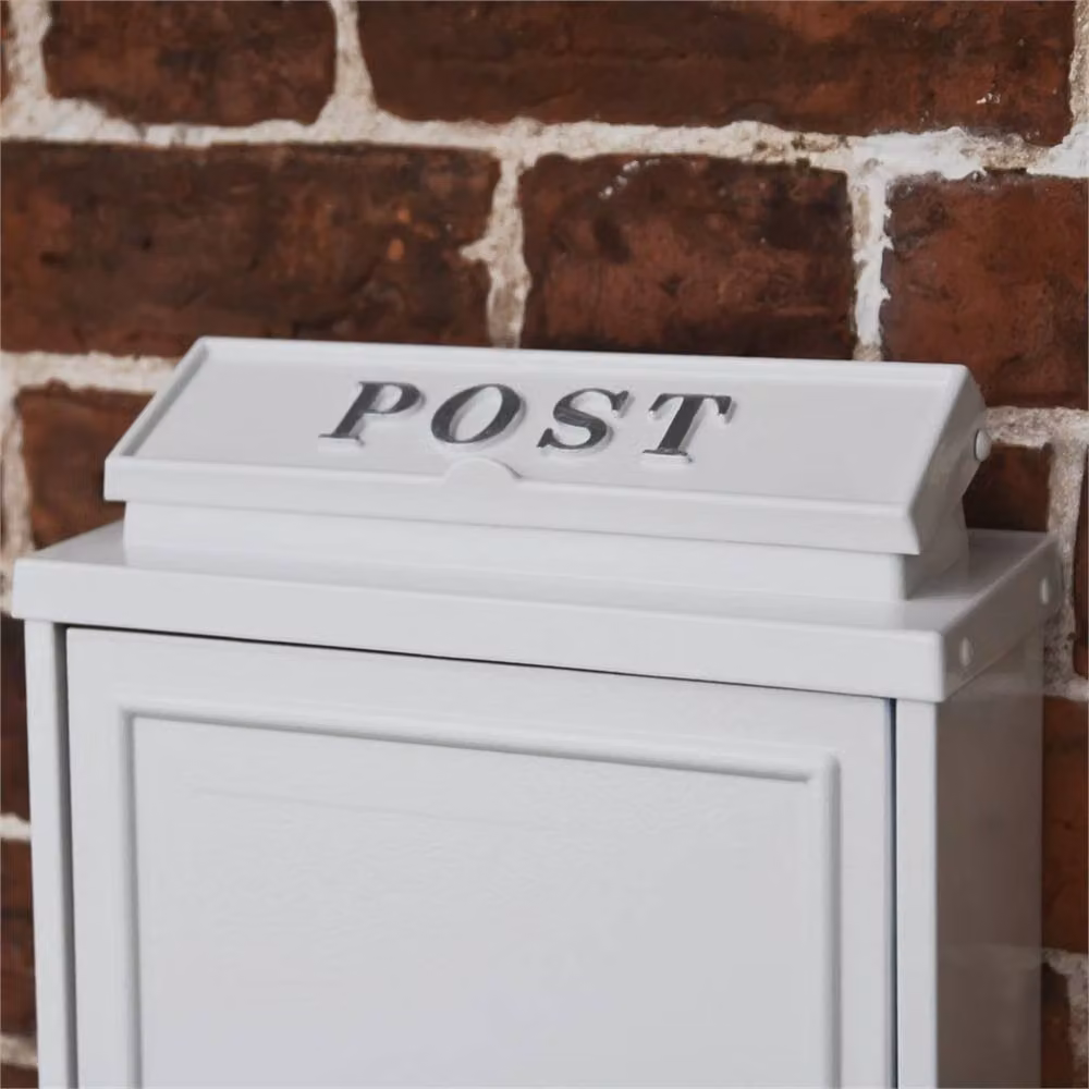 SPETLEK White Wall Mounted Combination Post Box – 2