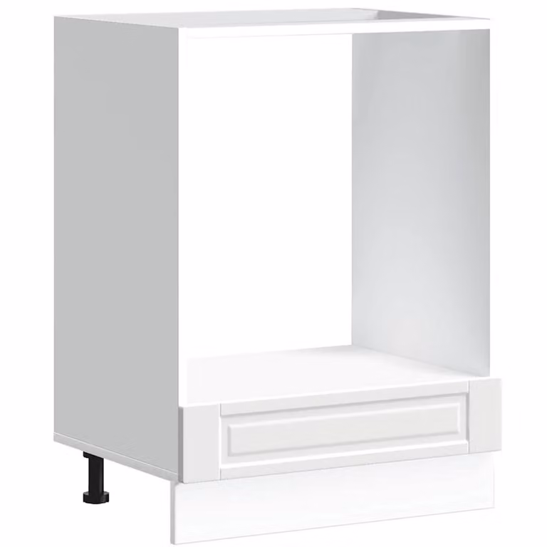 Berkfield Home Porto White Modern Freestanding Oven Cabinet W/D/H: 60.0 x 46.0 x 81.5 cm