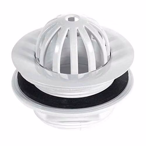 McAlpine 2 inch White Domed Urinal Waste WU20