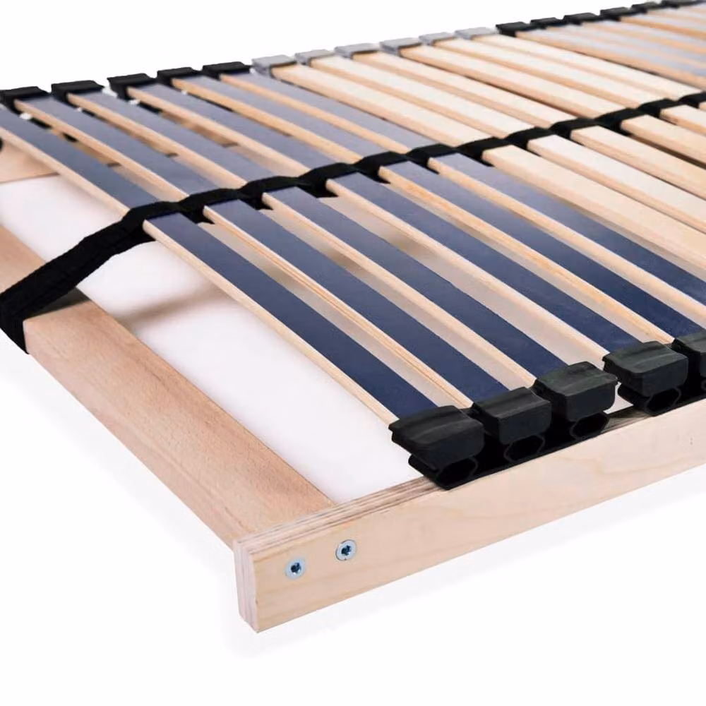 Berkfield Home 7-Zone Slatted Bed Base with 42 Beech and Birch Wood Slats, W: 70 cm, L: 200 cm – 2