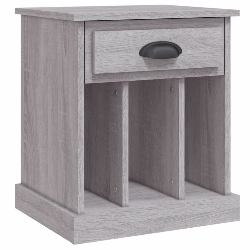 Berkfield Home Elegant Bedside Cabinet in Grey Sonoma, W/D/H: 43 x 36 x 50 cm – 2