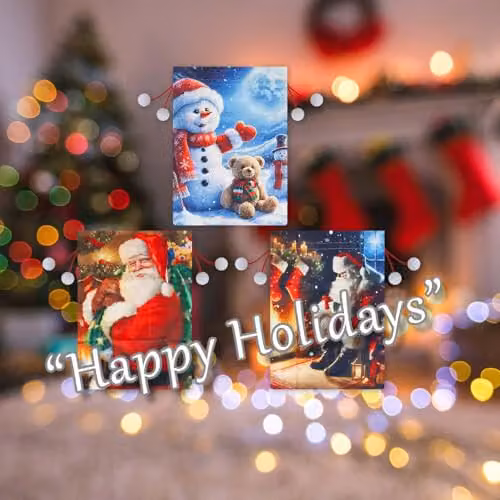VFM e-Store Christmas Santa Sack in Multicolour, W: 60 cm, H: 80 cm – 4