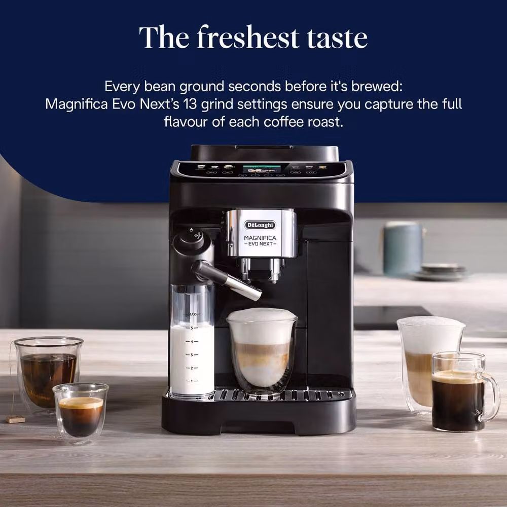 DeLonghi Magnifica Evo ECAM310.60.B Bean to Cup Coffee Machine with Touch Display in Black – 2